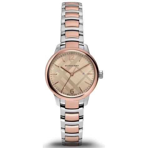 burberry brit two tone womens watch|Burberry Ladies Watches .